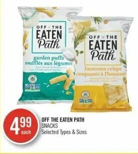 Shoppers Drug Mart Off the eaten path snacks offer