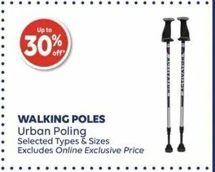 Shoppers Drug Mart Walking Poles urban poling offer