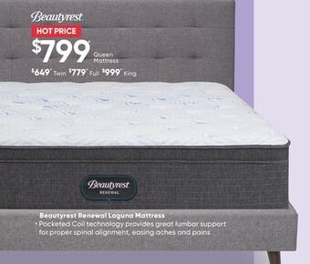 Beautyrest renewal laguna mattress