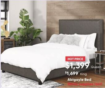 Sleep Country Abigayle bed offer