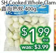 Ample Food Market Sh cooked whole clam offer