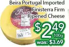 Ample Food Market Beira portugal imported finisterra firm ripened cheese offer