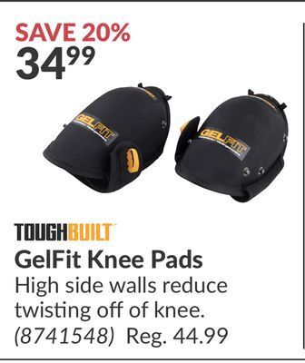 Princess Auto Gelfit knee pads offer
