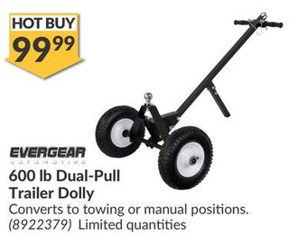 Princess Auto 600 lb dual-pull trailer dolly offer