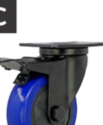 Princess Auto 4 in. blue diamond tpu casters offer