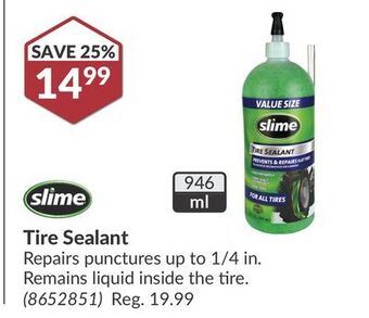 Princess Auto Tire sealant offer