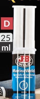 Princess Auto Marineweld epoxy syringe offer