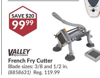 Princess Auto French fry cutter blade offer