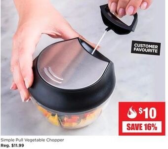 Kitchen Stuff Plus Simple pull vegetable chopper offer