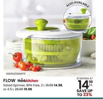 Stokes Flow salad spinner offer