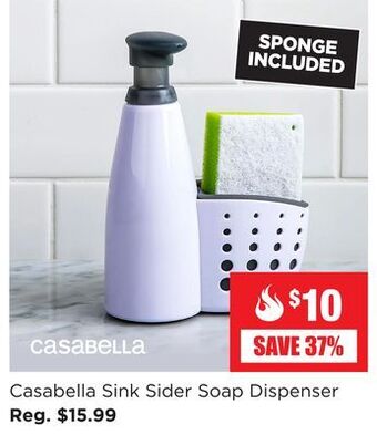 Kitchen Stuff Plus Casabella sink sider soap dispenser offer