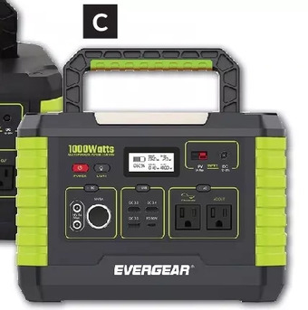 Princess Auto Evergear li-ion portable power stations offer