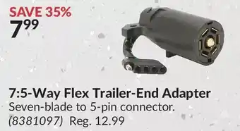 Princess Auto Power fist 7:5-way flex trailer-end adapter offer