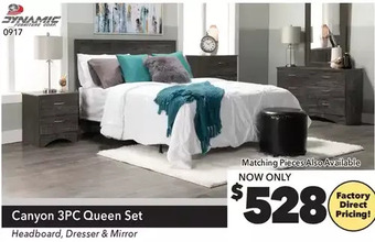Surplus Furniture Canyon maple 3-piece bedroom set offer
