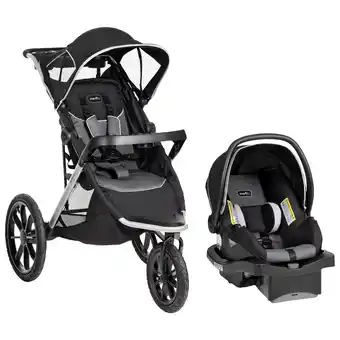 Best Buy Evenflo victory plus jogging stroller with litemax infant car seat - black offer