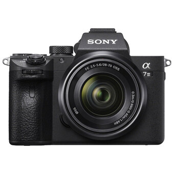 Best Buy Sony alpha a7 iii full-frame mirrorless vlogger camera with 28-70mm oss lens kit offer