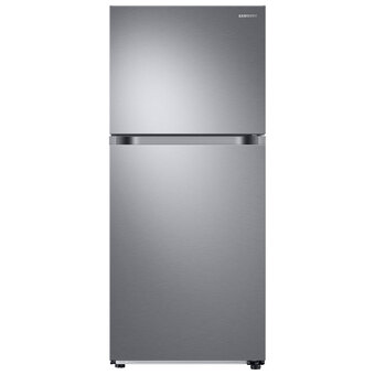Best Buy Samsung 30 17.6 cu. ft. top freezer refrigerator (rt18m6114sr/aa) - stainless steel offer