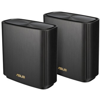 Best Buy Asus zenwifi wireless wi-fi 6 tri-band router (xt8) - 2 pack - charcoal offer