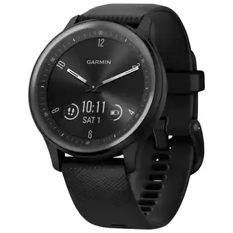 Best Buy Garmin vivomove sport 40mm smartwatch with heart rate monitor - black offer