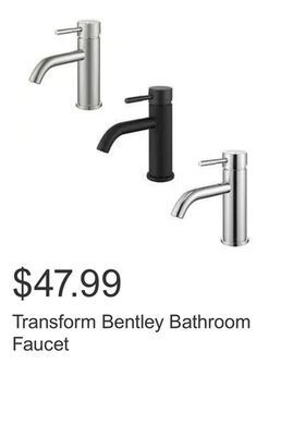 Costco Transform bentley bathroom faucet offer