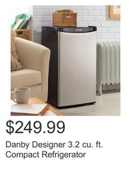 Costco Danby designer 3.2 cu. ft. compact refrigerator offer