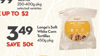 Longo's Longo's soft white corn tortillas offer