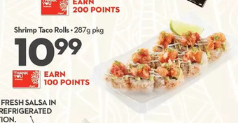 Longo's Shrimp taco rolls offer
