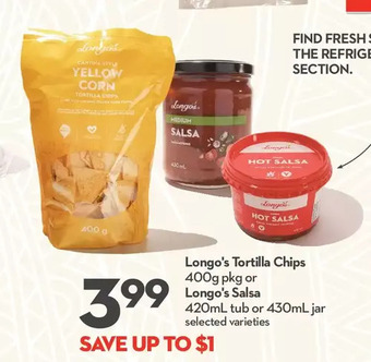 Longo's Longo's tortilla chips offer