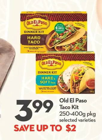 Longo's Old el paso taco kit offer