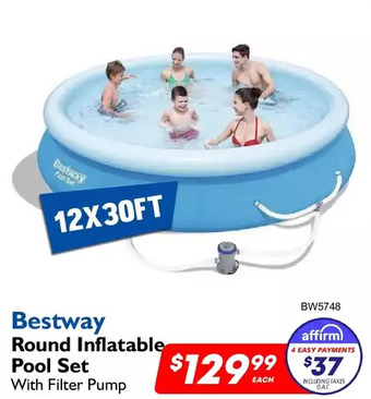 Factory Direct Bestway round inflatable pool set offer