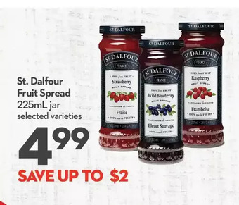Longo's St. dalfour fruit spread offer