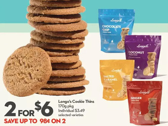 Longo's Longo's cookie thins offer