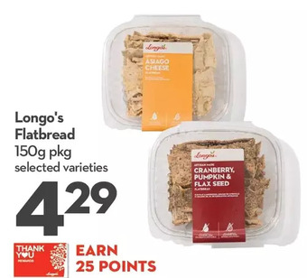 Longo's Longo's flatbread offer