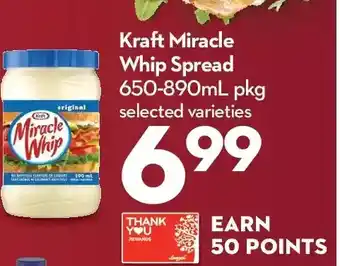 Longo's Kraft miracle whip spread offer