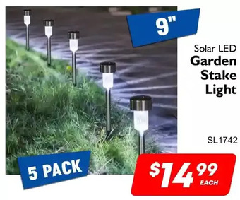 Factory Direct Solar led garden stake light offer