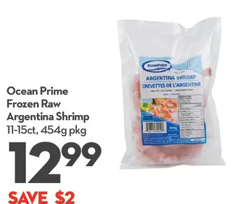 Longo's Ocean prime frozen raw argentina shrimp offer