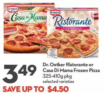 Longo's Dr. oetker ristorante or casa di mama frozen pizza offer