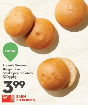 Longo's Longo's gourmet burger buns offer