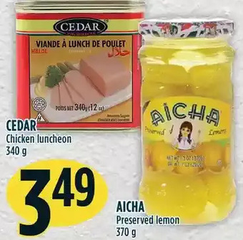 Marché Adonis Cedar chicken luncheon | aicha preserved lemon offer