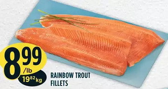 Marché Adonis Rainbow trout fillets offer