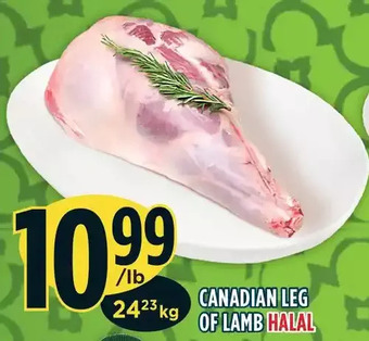 Marché Adonis Canadian leg of lamb offer