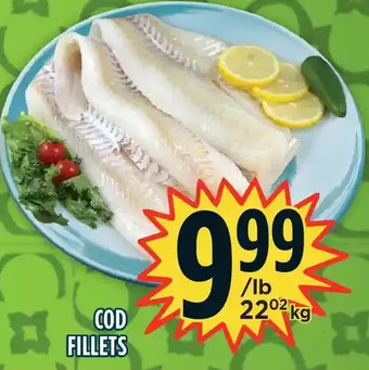 Marché Adonis Cod fillets offer