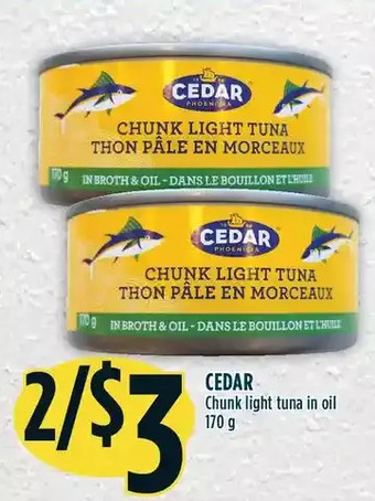 Marché Adonis Cedar chunk light tuna offer