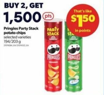Real Canadian Superstore Pringles Party Stack Potato Chips Selected Varieties 194/203 g offer
