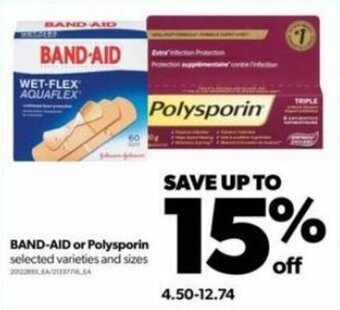 Real Canadian Superstore BAND-AID or Polysporin offer