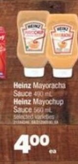 Real Canadian Superstore Heinz Mayoracha Sauce 490 m offer