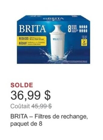 Costco BRITA- Filtres de rechange, paquet de 8 offer
