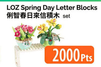 T&T Supermarket LOZ Spring Day Letter Blocks set offer