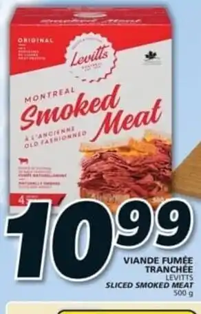 IGA Levitts sliced smoked meat 500g offer