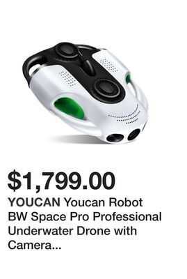 Newegg Youcan robot bw space pro professional underwater drone with camera app remote control rc submarine with 4k uhd image stabili offer